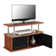 Edwin Chenda Octagon Glass Top Coffee Table With Geometric Base