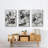 " Marbling VII " 3 Piece Art Color Photography Print and Painting-91415659-91415665