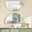 Round Metal Flat Wall Mirror (Set of 2)-102402139-102402137