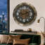 Horloge murale avec engrenages en mouvement de The The Gears Horloge