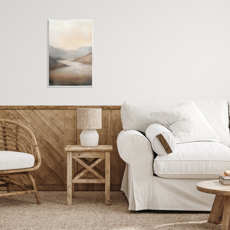 «Formed by Mountains Landscape», plaque murale par Petal Prints Design, H 15 po x l 10 po