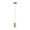 Luminaire suspendu cylindrique à 1 lumière DEL Bludovice