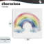 Toile douce arc-en-ciel avec nuages, conception par Creative Studio-400316373