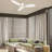 Smart DC Motor Ceiling Fan with LED Light, Remote Control, Flush-Mount-93934863-70836688