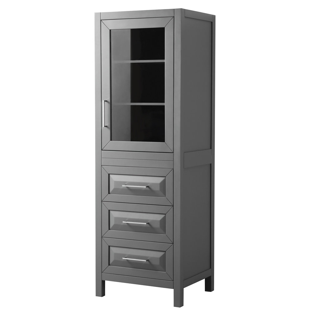 Daria Freestanding Linen Cabinet Wyndham Collection 