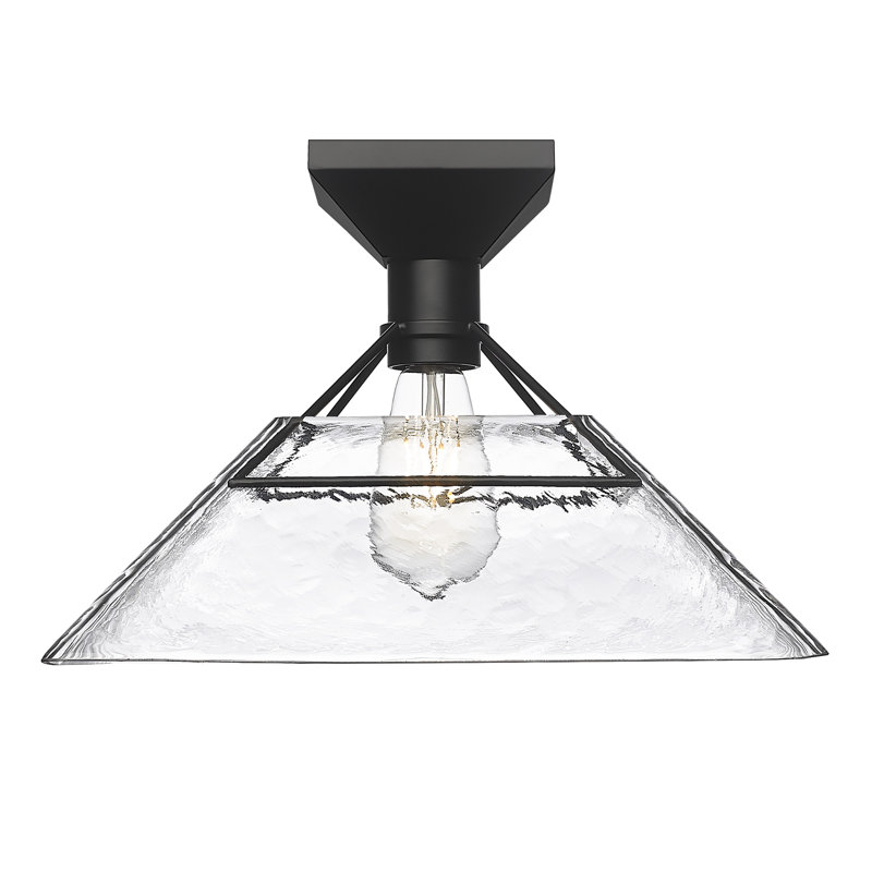 Sushmita Glass Semi Flush Mount