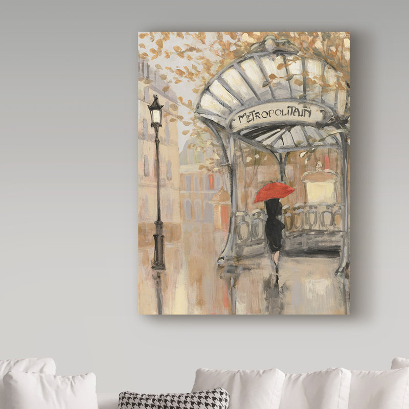 « to the metro iii blue sky », reproduction de peinture à l’acrylique sur toile tendue, H 19 po x l 14 po x P 2 po