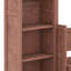 Lit escamotable compact avec bureau et tablettes de rangement-131344251