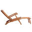 Gaylene 169cm Long Reclining Acacia Single Chaise