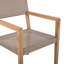 Ensemble de 2 chaises de salle à manger d'extérieur