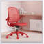 Chaise de bureau ergonomique avec dossier en maille, mousse intégrée, accoudoirs rabattables et capacité de charge de 159 kg pour une utilisation confortable à la maison ou au bureau.-1937169622-1937169623