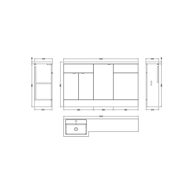 Bathroom Furniture Suite