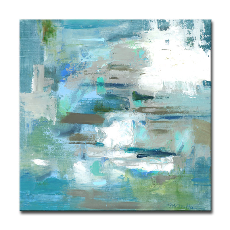 Tranquil Colors par Dana McMillan - Toile tendue, H 16 po x l 16 po x P 1,5 po