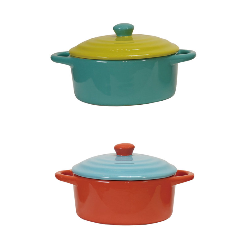 Mini-cocotte en grès, Multi-couleur