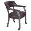 Fauteuil pivotant capitonné l 25 po-1499909375-1499909368