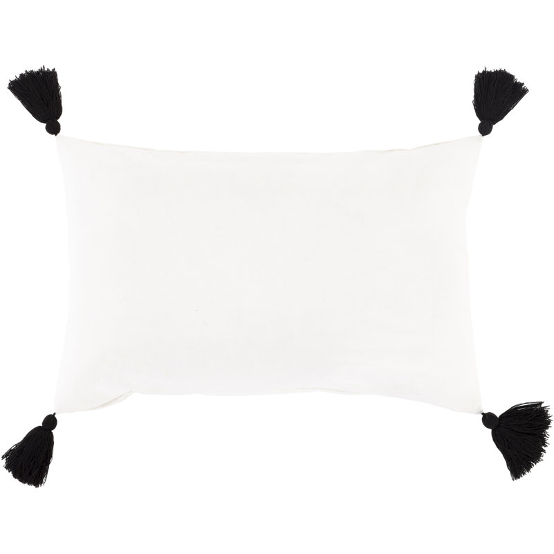 Housse de coussin lombaire en coton Hisham