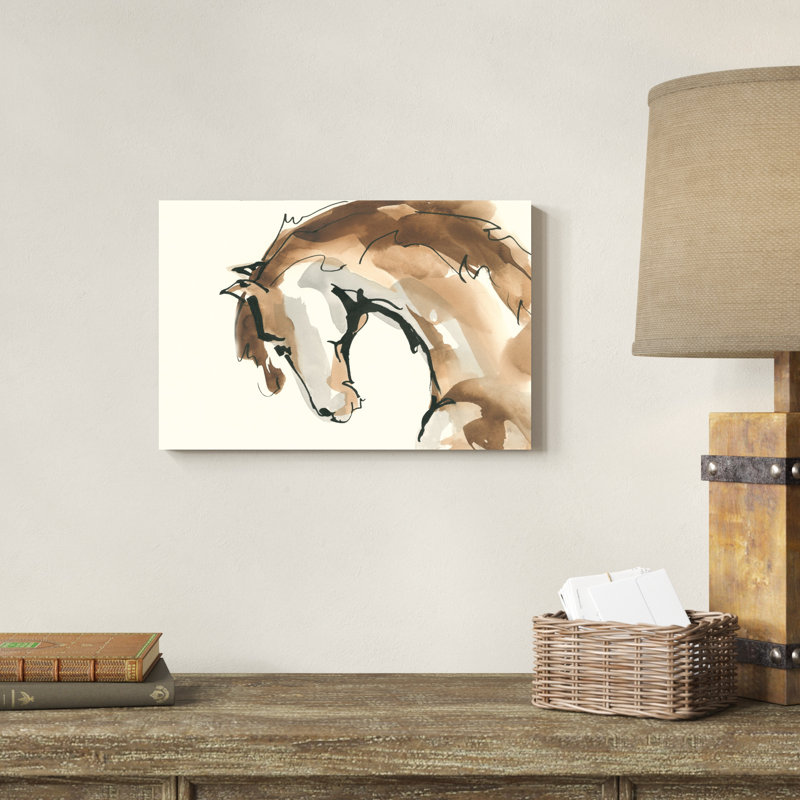 Tête de cheval II, H 18 po x l 12 po