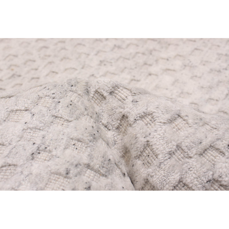 Tapis unique en laine nouvel âge 5 pi 5 po x 7 pi 6 po Stansté Gris