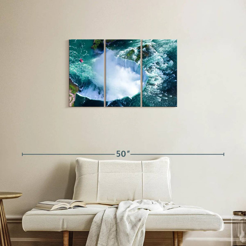 Alvord Canadian Side Of Niagara Falls, 20" H x 33" W