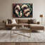 Cats American Curl, art mural sur toile noire-2098401969