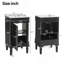 Armoire de salle de bain de style français 18 po avec rangement, solution pour petit espace avec lavabo en céramique, tablette réglable, charnières à fermeture en douceur-1744200325