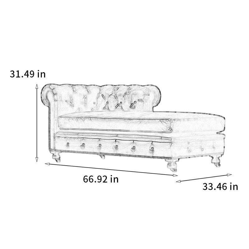 Chaise en bois massif de luxe exquis, Orienté à gauche (vu de face)