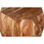 Table d'appoint Bon 22 po Artisanal, bois d'acacia massif à multiples facettes, plateau octogonal, brun naturel Bon-1581960711