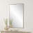 Jayliah Stainless Steel Rectangle Wall Mirror