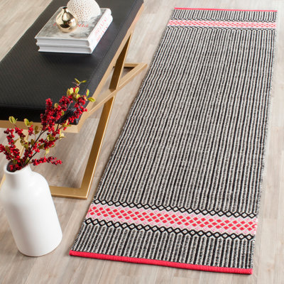 Annia Hand Woven Cotton Geometric Rug