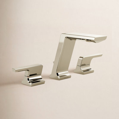 Pivotal Widespread Bathroom Faucet with Drain Assembly