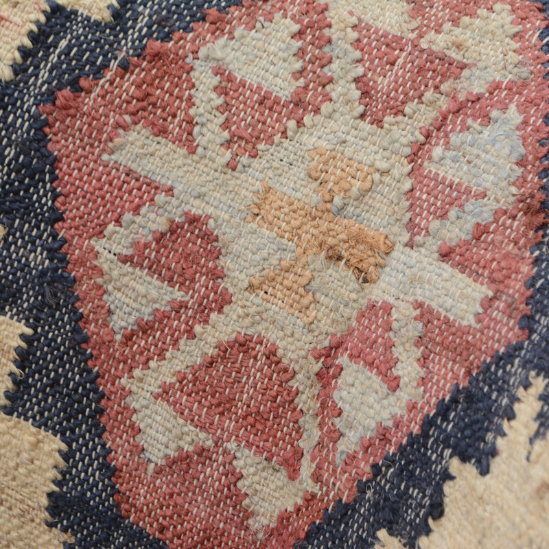 Kelm Dhurrie Handcrafted Petite Jute Accent Chair