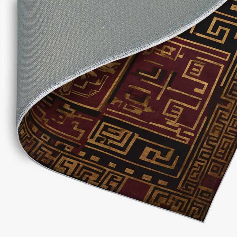 Tapis intérieur et extérieur Goldleaf, Rectangle 1 pi 6 po x 2 pi 6 po