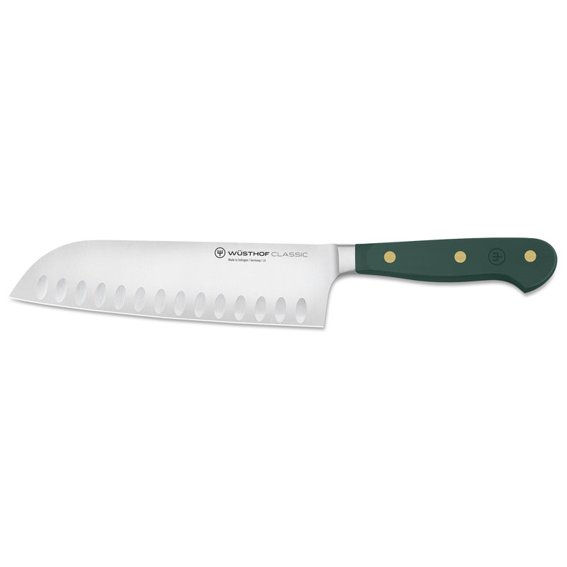 Wüsthof Classic Fresh Rosemary 7" Hollow Edge Santoku Knife