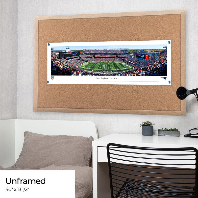 New England Patriots, impression panoramique sur papier