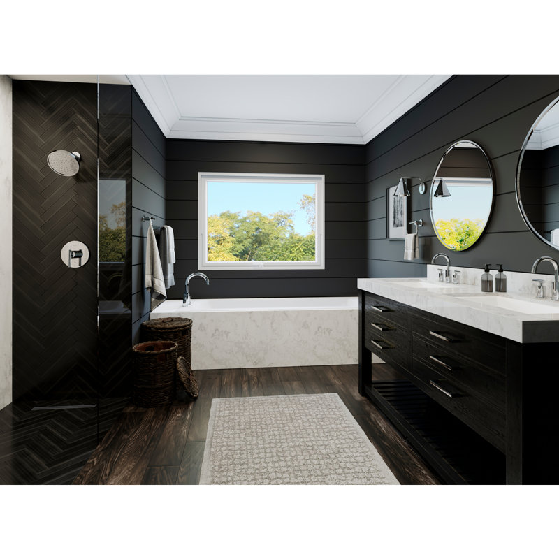 Contempra 8 in Widespread Bathroom Faucet, Polished Chrome
