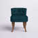 Jonna Tufted Vanity Chair with Solid Wood Legs