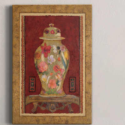 Urne romantique I - peinture sur toile tendue