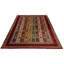 Hand Woven Cotton and Wool Striped Area Rug