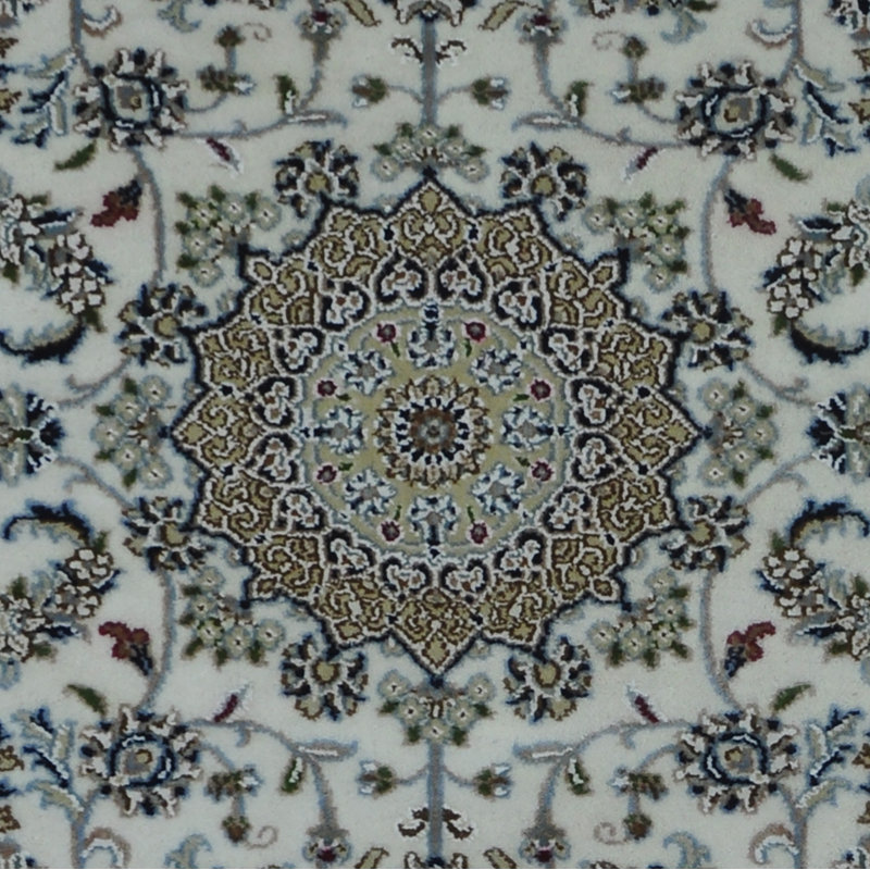 Tapis en laine et soie noué à la main Delcan