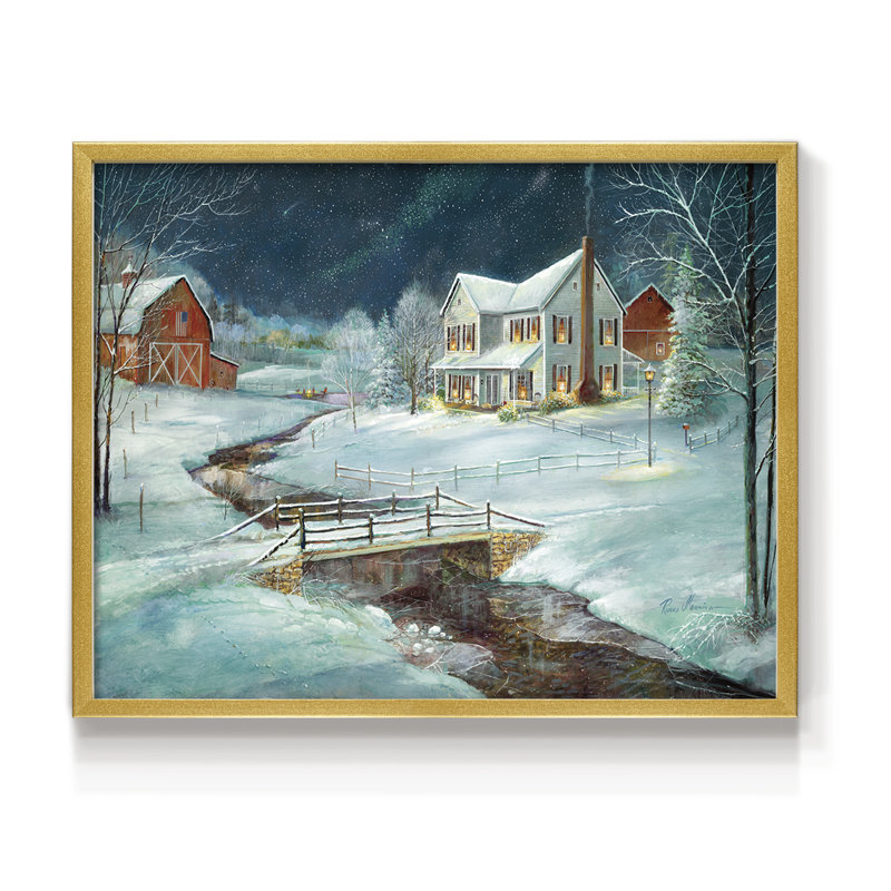 Winter Serenity -Framed Print - Restickable