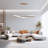 Nese 12 - Light LED Dimmable Linear Kitchen Island Pendant-12914631
