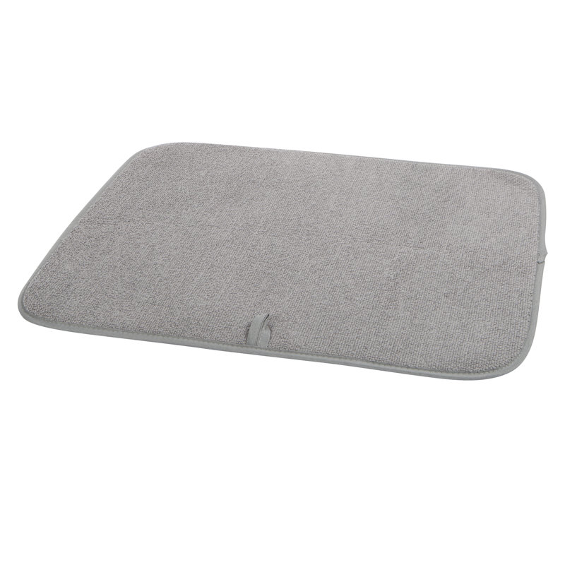 Microfiber Drying Mat 16x18 - Gray, Gray