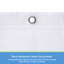 Doublure de rideau de douche moyenne en PEVA Kenney microCLEAN