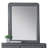 Valda Light Gray Fabric Mirror