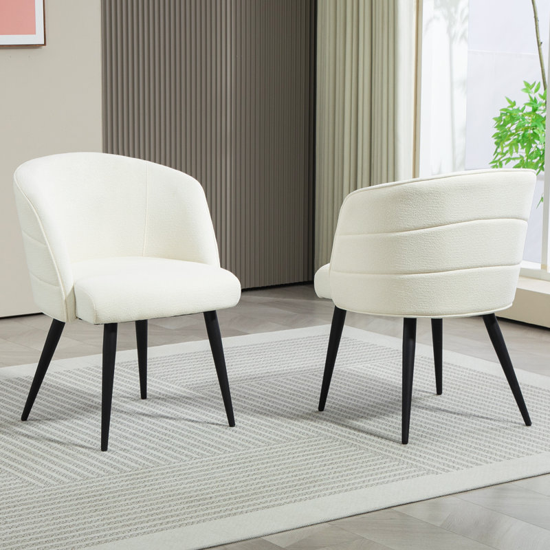 Dining Chairs, Upholstered Fabric Dining Room Chairs, Farmhouse Kitchen Dining Chairs, Makeup Vanity Chair, 4