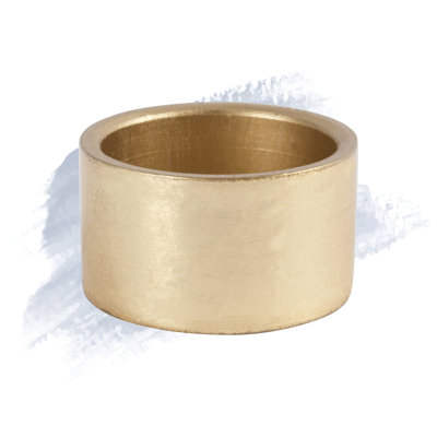 Rond de serviette rond en acrylique peint