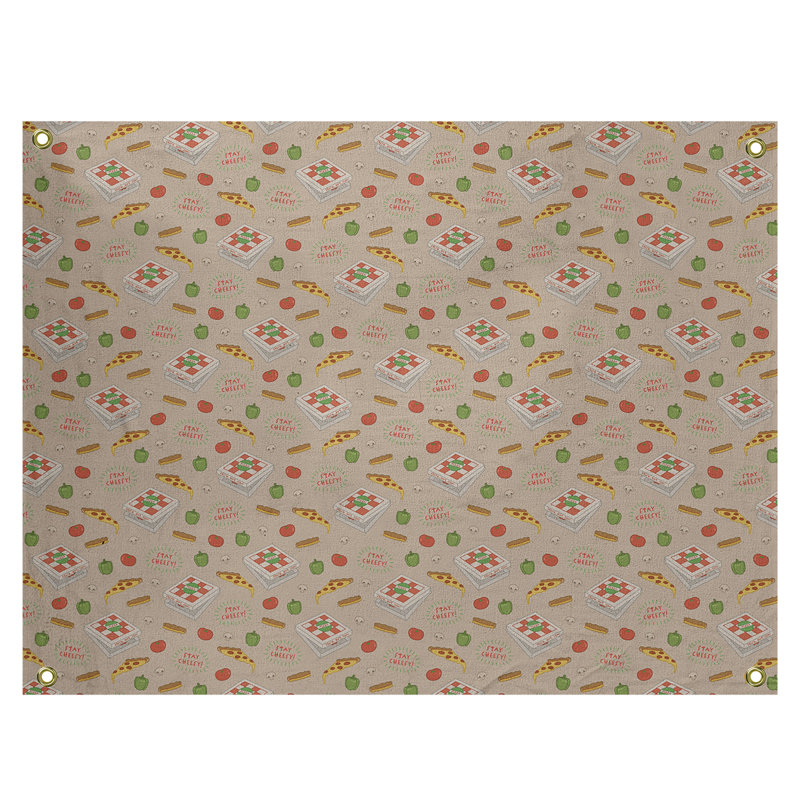 Tapisserie elizabeth pizza par katelyn Kitterman, Intérieur, H 54 po x l 63,5 po