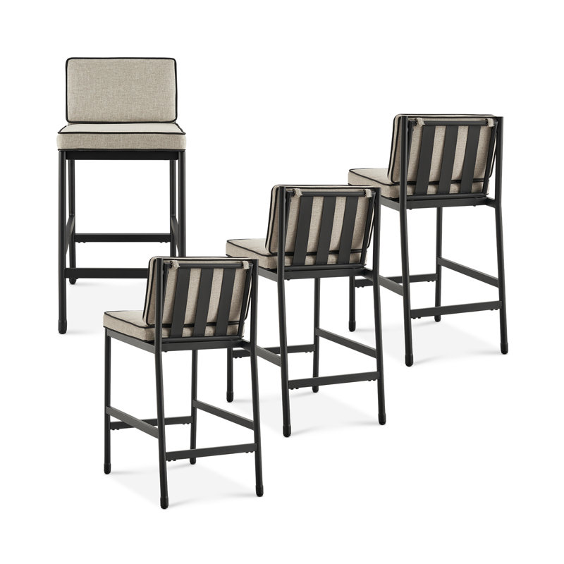 Odelia Counter Stools, 4-pc, Outdoor Beige