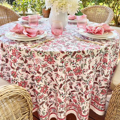 Chintz Multicolour Round Tablecloth