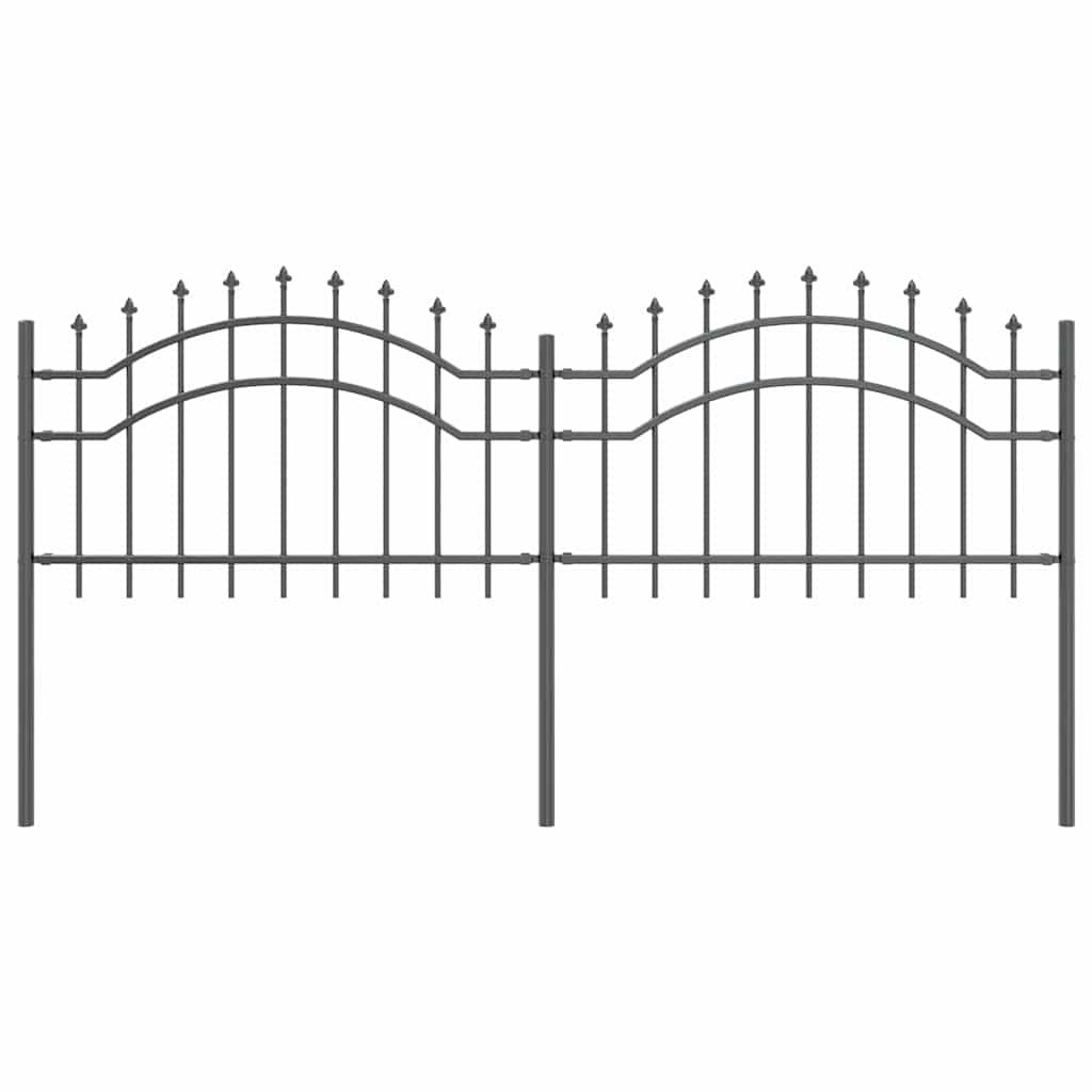 Vidaxl Garden Fence Powder-Coated Steel